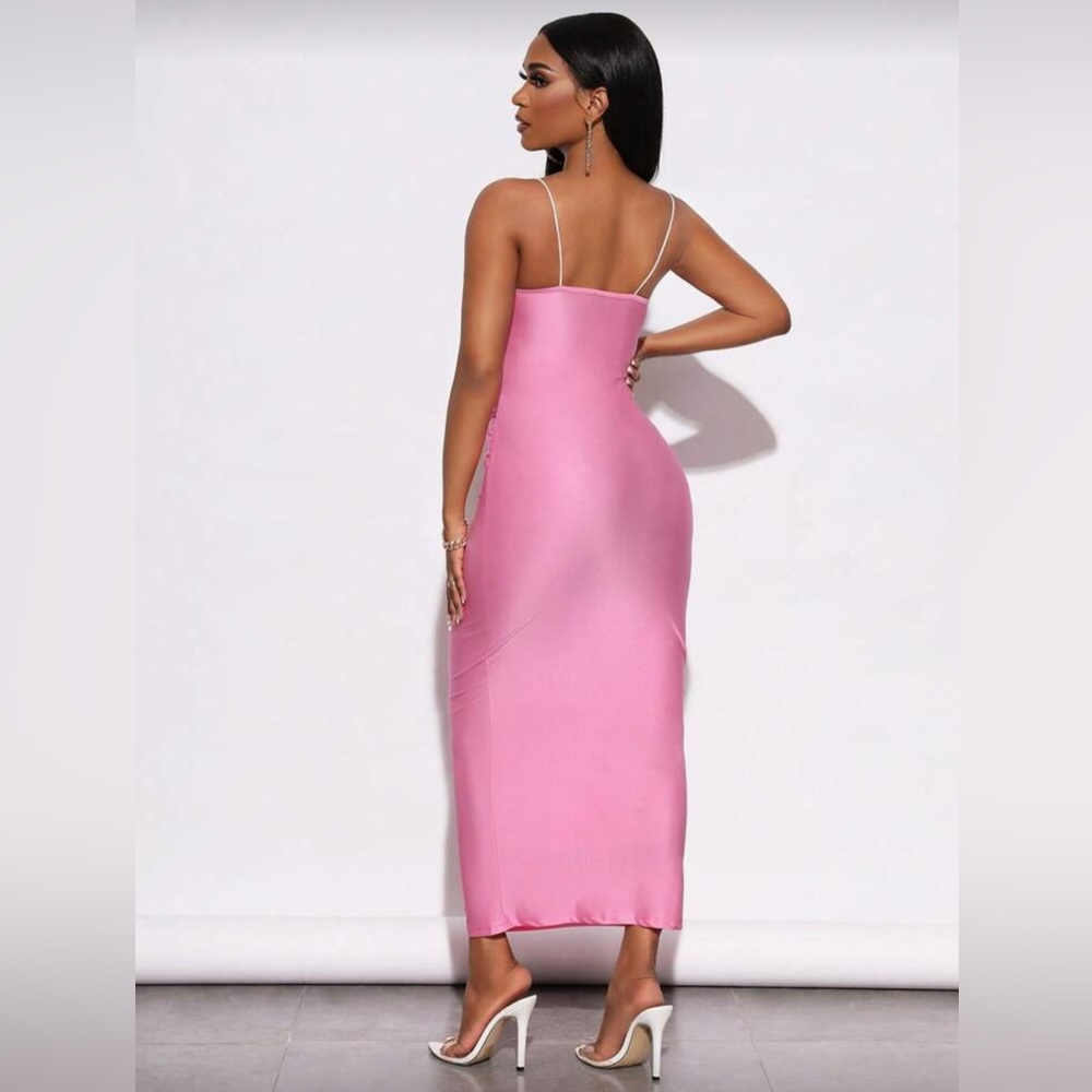 Pink Cut-Out Dress - Picture 4 of 4